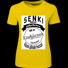 Createyou Senki sem... szakácsok - Női - Sárga - S