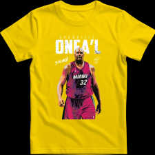 Createyou SHAQ O'NEAL - Férfi - Sárga - M férfi póló