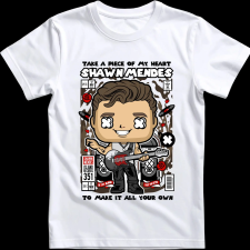 Createyou Shawn Mendes - Gyermek - Fehér - L gyerek póló