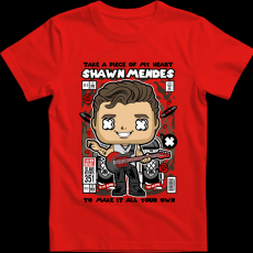 Createyou Shawn Mendes - Gyermek - Piros - L