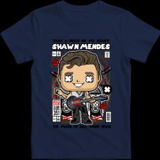 Createyou Shawn Mendes - Gyermek - Sötétkék - XL gyerek póló
