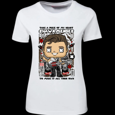 Createyou Shawn Mendes - Női - Fehér - 2XL női póló