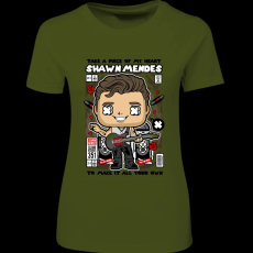 Createyou Shawn Mendes - Női - Sötétzöld - 2XL