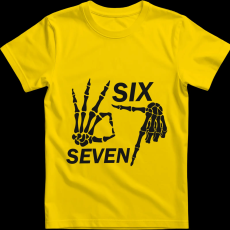 Createyou Six-Seven csontkéz - Férfi - Sárga - 3XL
