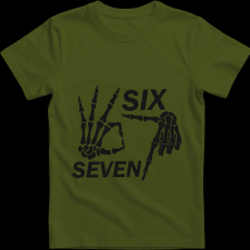 Createyou Six-Seven csontkéz - Férfi - Sötétzöld - L