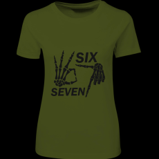 Createyou Six-Seven csontkéz - Női - Sötétzöld - S