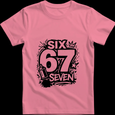 Createyou Six-Seven graffiti - Férfi - Pink - S