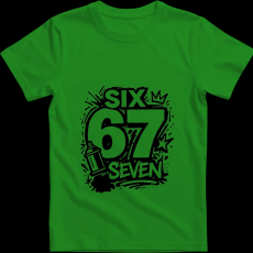 Createyou Six-Seven graffiti - Férfi - Zöld - XL