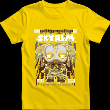 Createyou Skyrim - Férfi - Sárga - L férfi póló