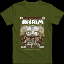 Createyou Skyrim - Férfi - Sötétzöld - 3XL férfi póló