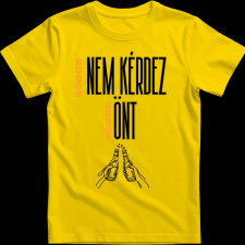 Createyou Sógor...önt - Férfi - Sárga - 2XL férfi póló