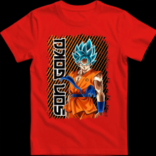 Createyou SON GOKU - Férfi - Piros - XL férfi póló