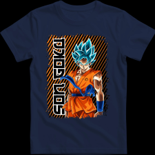 Createyou SON GOKU - Gyermek - Sötétkék - XS gyerek póló