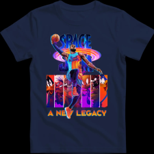 Createyou SPACE JAM - Gyermek - Sötétkék - L gyerek póló