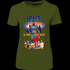 Createyou SPACE JAM LEBRON JAMES - Női - Sötétzöld - 2XL