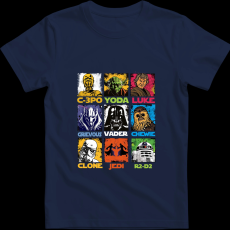 Createyou Star Wars 2 - Férfi - Sötétkék - 2XL