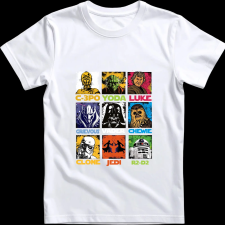 Createyou Star Wars 2 - Gyermek - Fehér - L gyerek póló