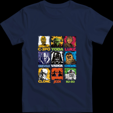 Createyou Star Wars 2 - Gyermek - Sötétkék - XS gyerek póló