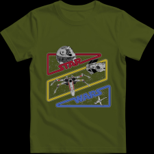 Createyou Star Wars 4 - Férfi - Sötétzöld - 2XL férfi póló