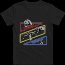 Createyou Star Wars 4 - Gyermek - Fekete - XL gyerek póló