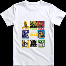 Createyou Star Wars - Férfi - Fehér - 2XL férfi póló