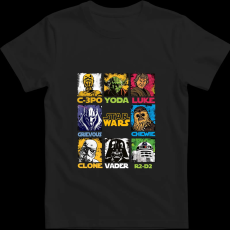 Createyou Star Wars - Férfi - Fekete - 3XL