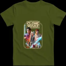 Createyou Star Wars Klón háborúk 2 - Férfi - Sötétzöld - XL