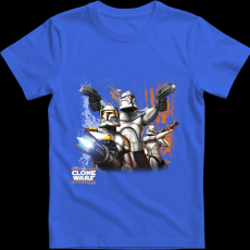 Createyou Star Wars Klón háborúk - Férfi - Királykék - 3XL