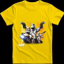 Createyou Star Wars Klón háborúk - Férfi - Sárga - 3XL férfi póló