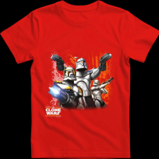 Createyou Star Wars Klón háborúk - Gyermek - Piros - XS