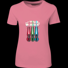 Createyou Star Wars lézerkardok - Női - Pink - M női póló