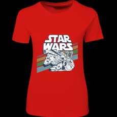 Createyou Star Wars Millennium Falcon 2 '77 - Női - Piros - L