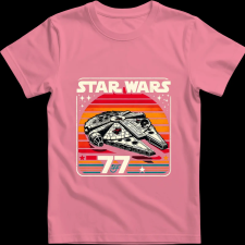 Createyou Star Wars Millennium Falcon '77 - Gyermek - Pink - S gyerek póló