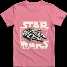 Createyou Star Wars Millennium Falcon - Gyermek - Pink - S gyerek póló