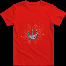 Createyou Star Wars Rebels - Gyermek - Piros - M gyerek póló