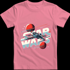 Createyou Star Wars X-Wing 2 - Férfi - Pink - L férfi póló