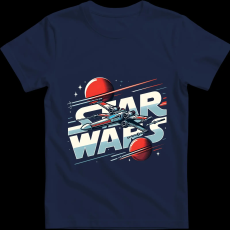 Createyou Star Wars X-Wing 2 - Férfi - Sötétkék - 3XL
