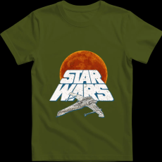 Createyou Star Wars X-Wing 3 - Férfi - Sötétzöld - 2XL