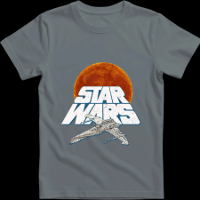 Createyou Star Wars X-Wing 3 - Gyermek - Szürke - M gyerek póló