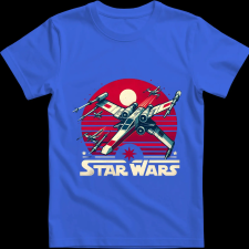 Createyou Star Wars X-Wing 4 - Férfi - Királykék - 2XL férfi póló