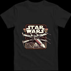 Createyou Star Wars X-Wing 5 - Férfi - Fekete - 3XL