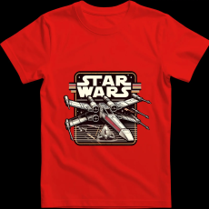 Createyou Star Wars X-Wing 5 - Férfi - Piros - L