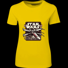 Createyou Star Wars X-Wing 5 - Női - Sárga - 2XL női póló