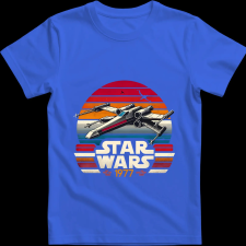 Createyou Star Wars X-Wing '77 - Férfi - Királykék - S férfi póló