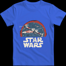 Createyou Star Wars X-Wing - Férfi - Királykék - 2XL