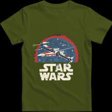 Createyou Star Wars X-Wing - Férfi - Sötétzöld - M