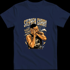 Createyou Stephen Curry - Férfi - Sötétkék - S férfi póló
