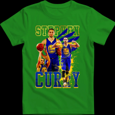 Createyou STEPHEN CURRY - Férfi - Zöld - M férfi póló