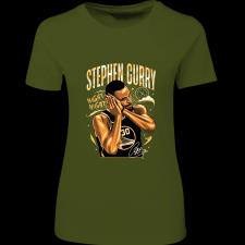 Createyou Stephen Curry - Női - Sötétzöld - XL női póló