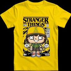 Createyou Stranger Things Dustin - Férfi - Sárga - 2XL
